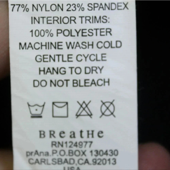 PRANA long black athletic jacket small - Picture 3 of 12